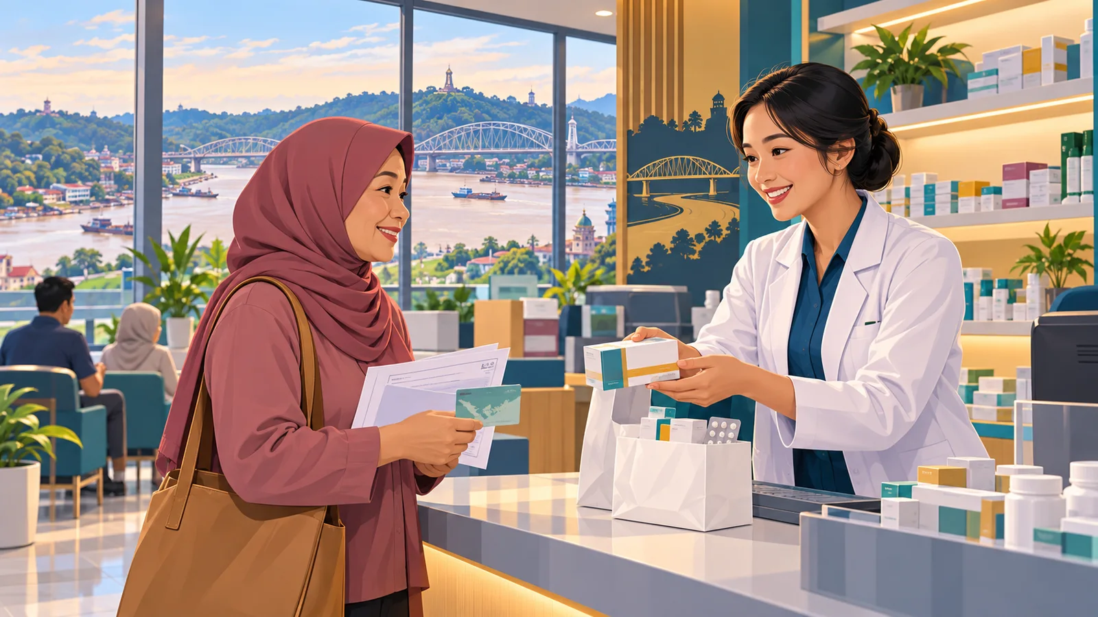Cara mengambil obat Program Rujuk Balik di apotek dengan checklist proses