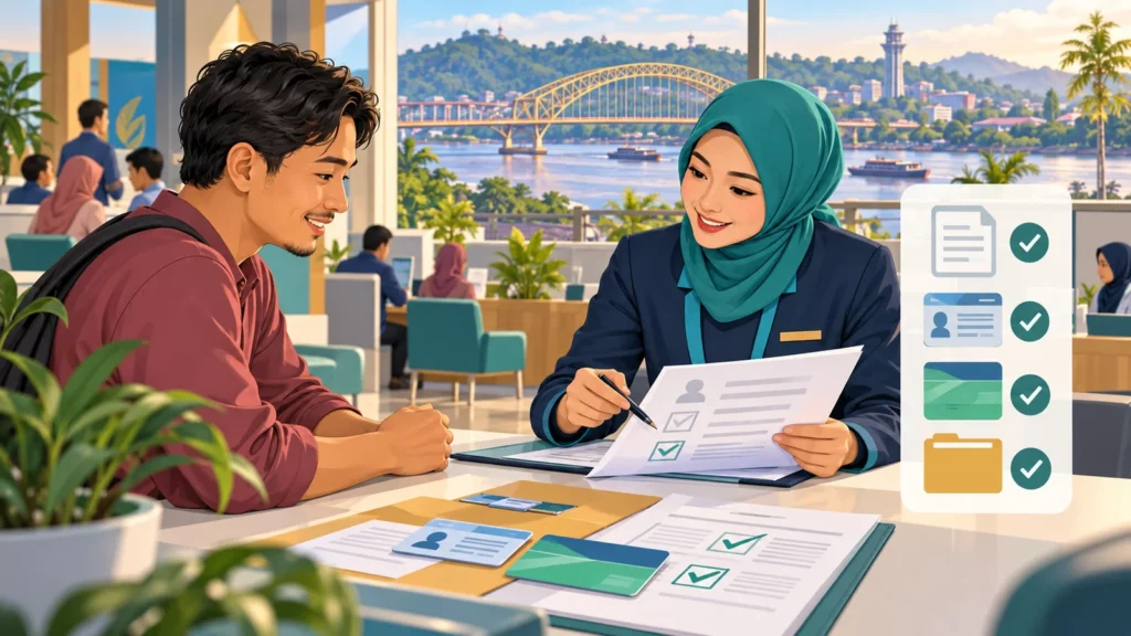 Ilustrasi checklist dokumen untuk persiapan pengambilan obat PRB