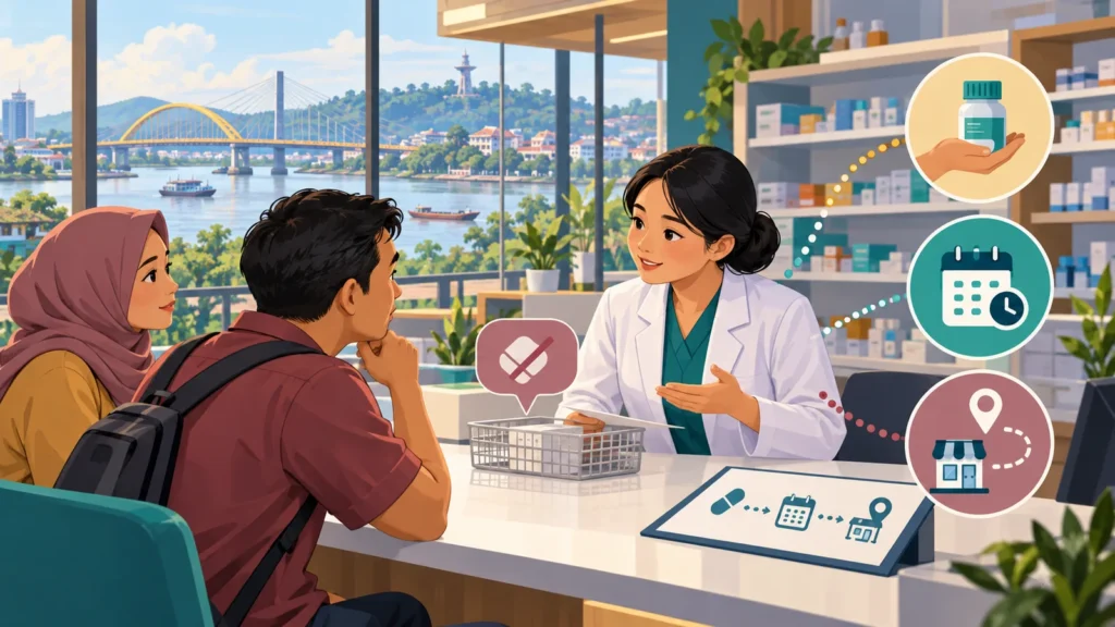 Ilustrasi langkah aman saat obat PRB belum tersedia